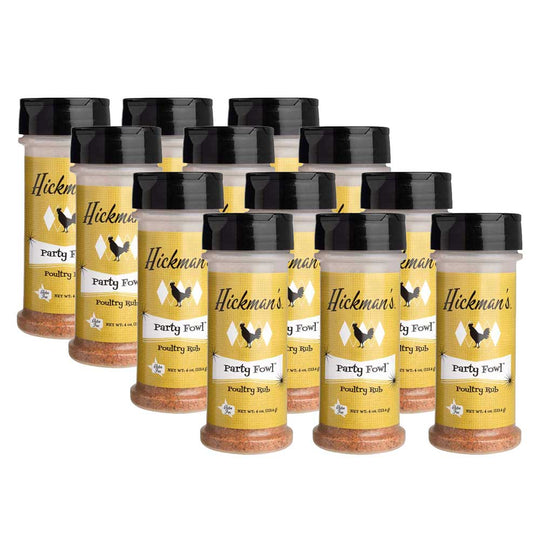 Hickman’s Party Fowl Chicken Rub | Case of 12 | Gluten Free | Hickman's Fat Boy BBQ