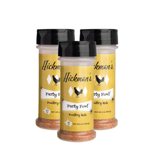 Hickman’s Party Fowl Chicken Rub | Pack of 3 | Gluten Free | Hickman's Fat Boy BBQ