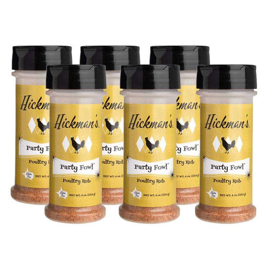 Hickman’s Party Fowl Chicken Rub | Pack of 6 | Gluten Free | Hickman's Fat Boy BBQ