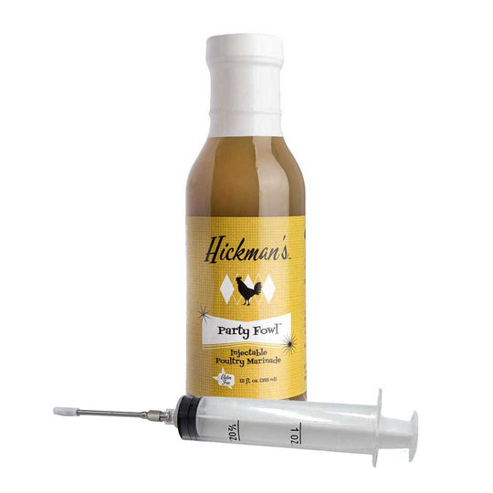 Hickman’s Party Fowl Poultry Injectable Marinade With Injector | Gluten Free | Hickman's Fat Boy BBQ