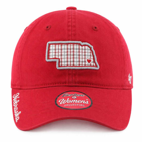 Nebraska State Patch Women's Adjustable Hat