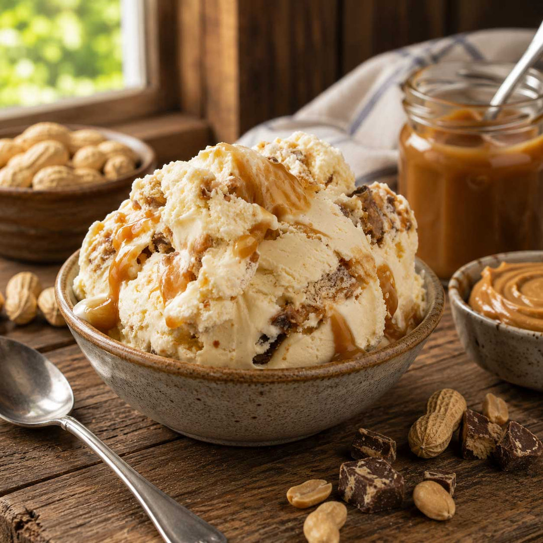 Peanut Butter Caramel Sundae Ice Cream