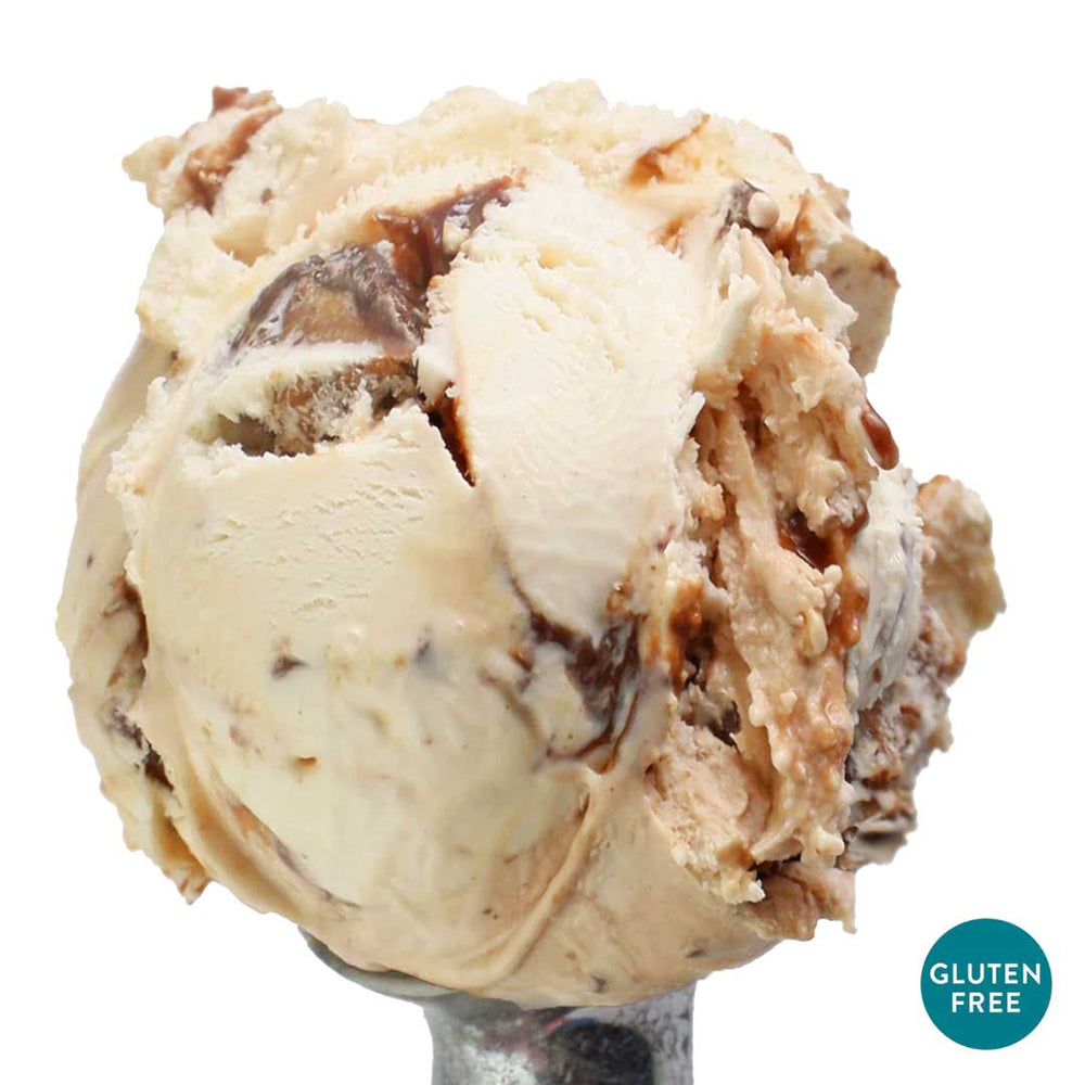 Peanut Butter Cup Ice Cream | One Pint | Gluten Free | Peanut Butter Ice Cream With Chunks of Chocolate-Covered Peanut Butter Cups and Gooey Fudge Swirls| Featured on Shark Tank, USA Today, And More! | Nebraska Ice Cream | Pack of 4 | Shipping Included