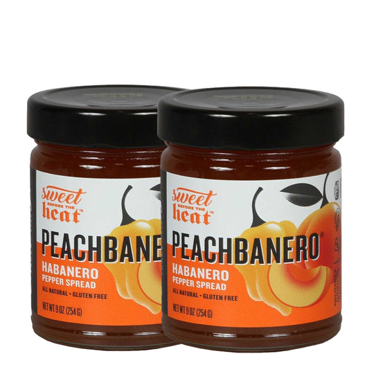 Peachbanero Pepper Spread | Pack of 2 | 9 oz | Gluten Free | Chili Dawg's Foods of Fire