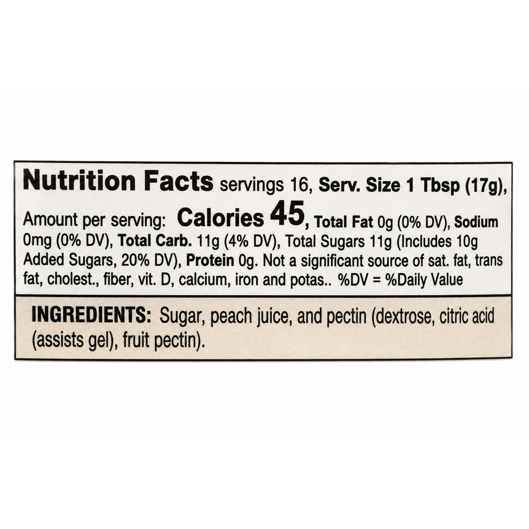 Nutrition facts label for a product with ingredients listed below.