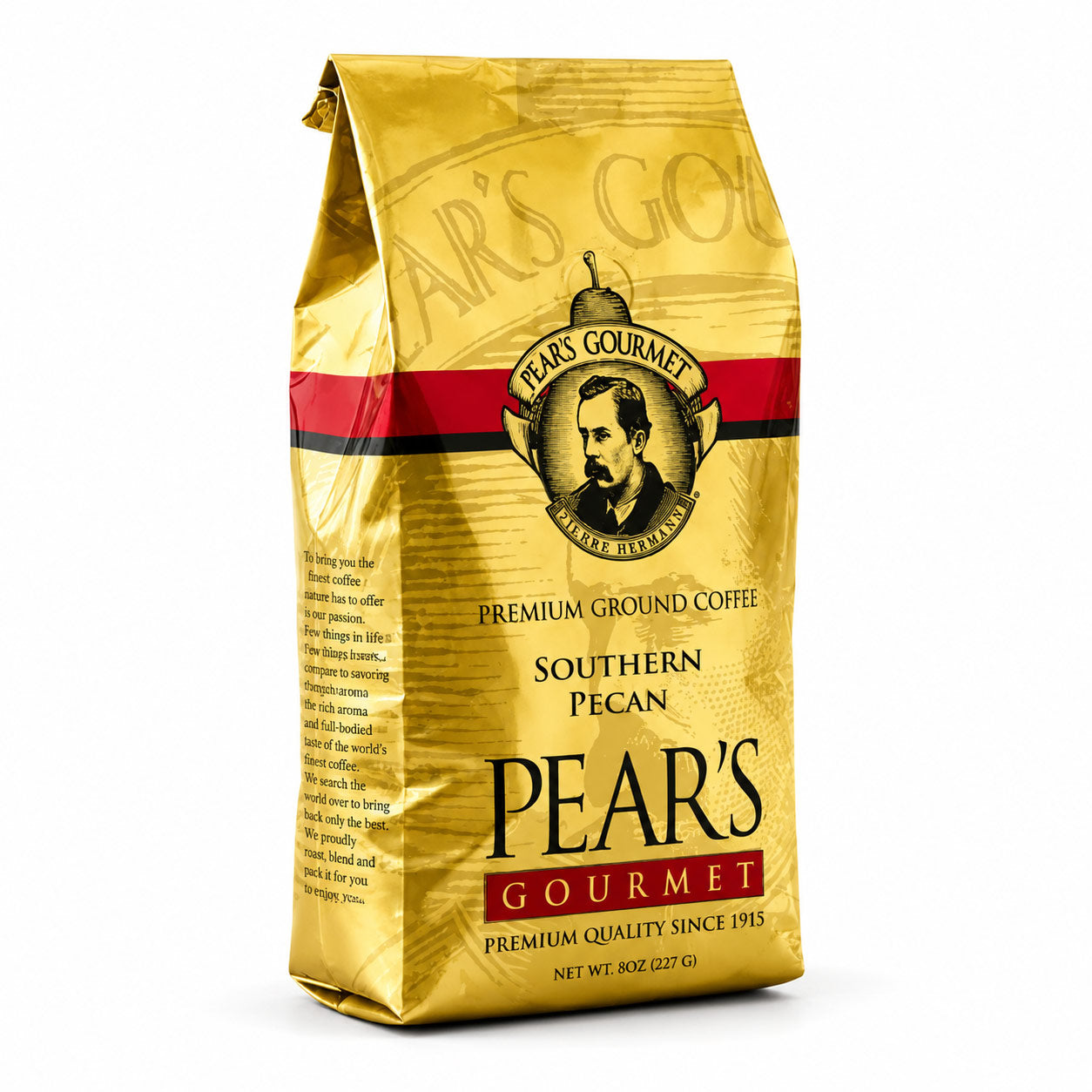 Pear's Southern Pecan Ground Coffee | 24 oz | Brenmar