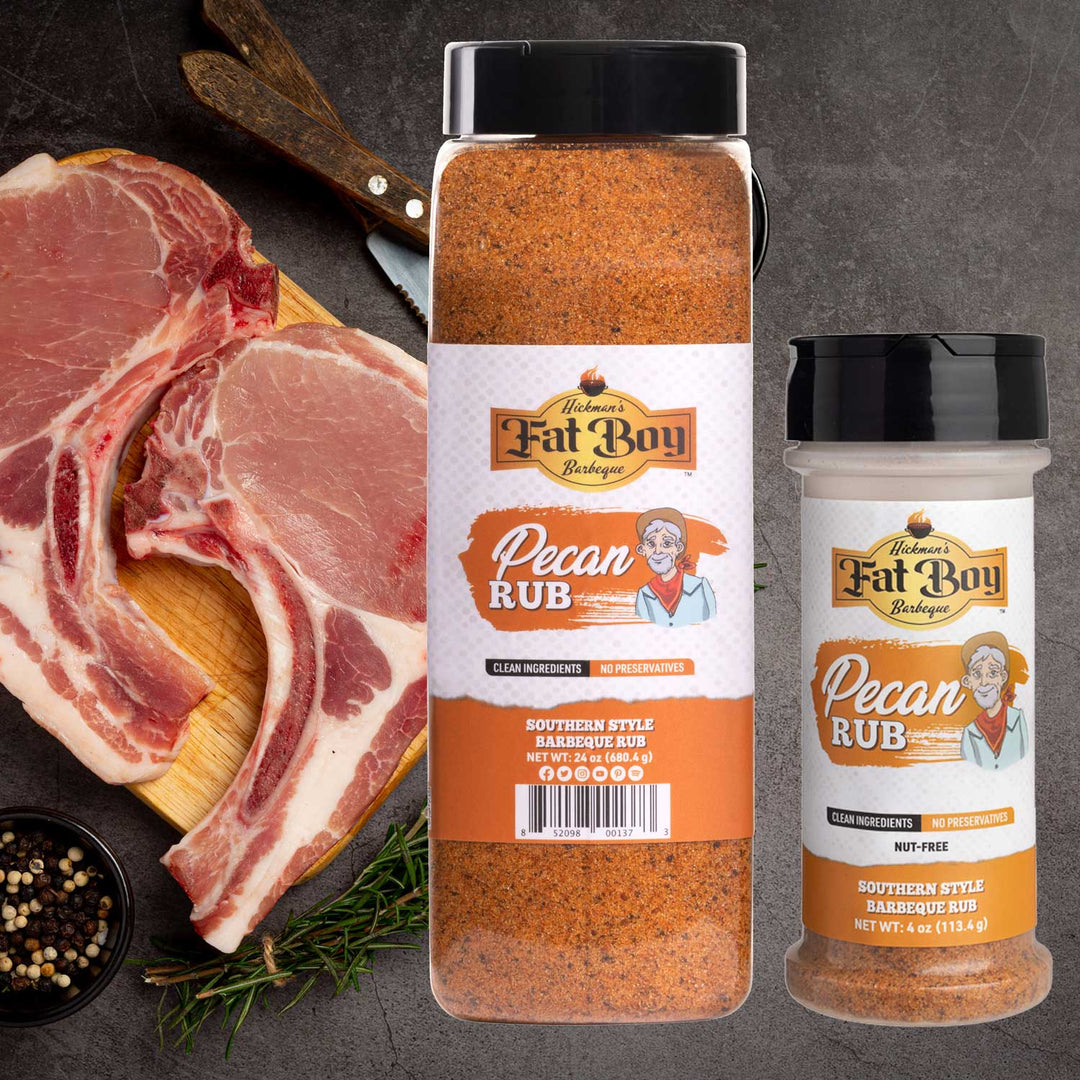 Pecan BBQ Rub | 4 oz. Bottle | All Natural Rub | Nut Free | No MSG