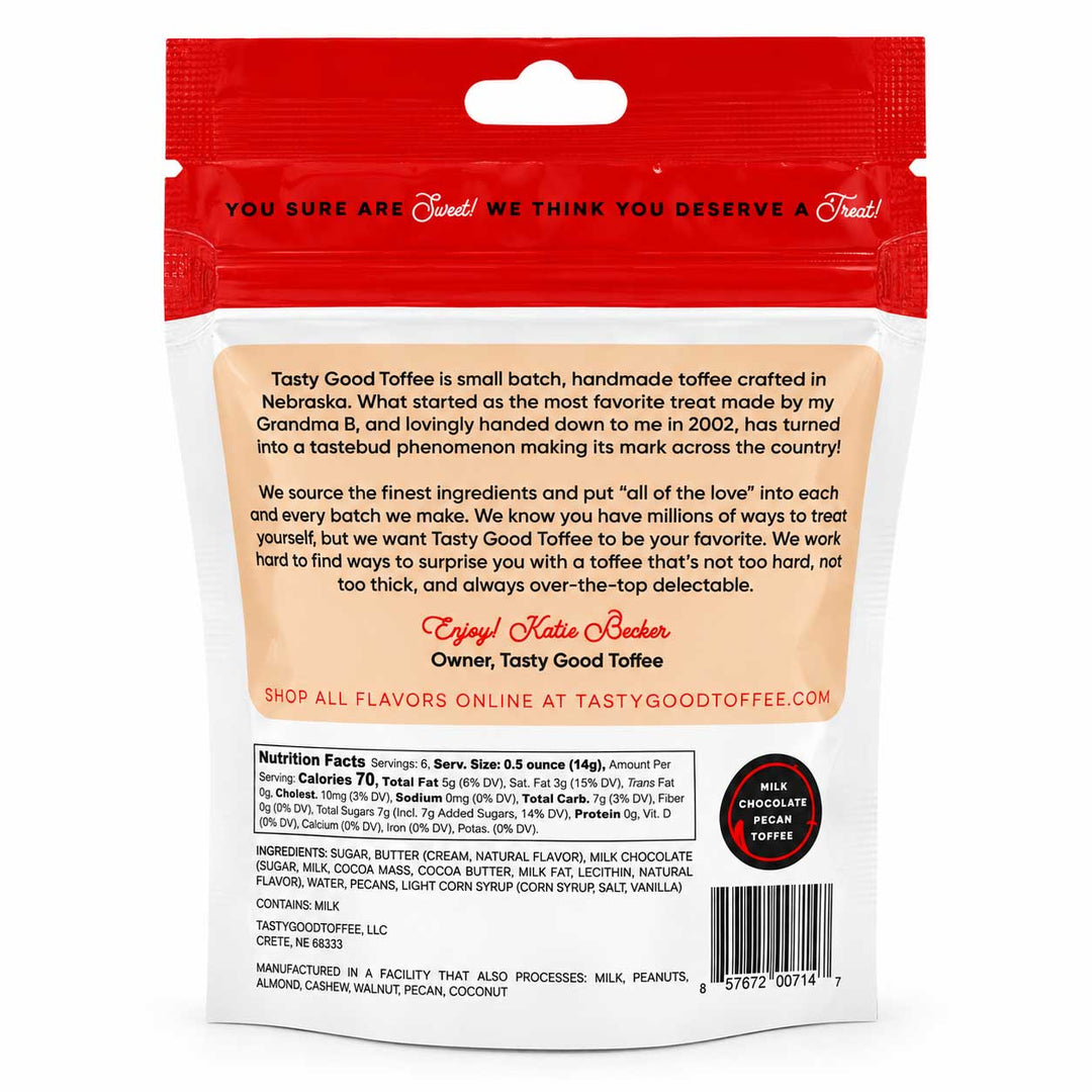 Tasty Good Milk Chocolate Pecan Toffee