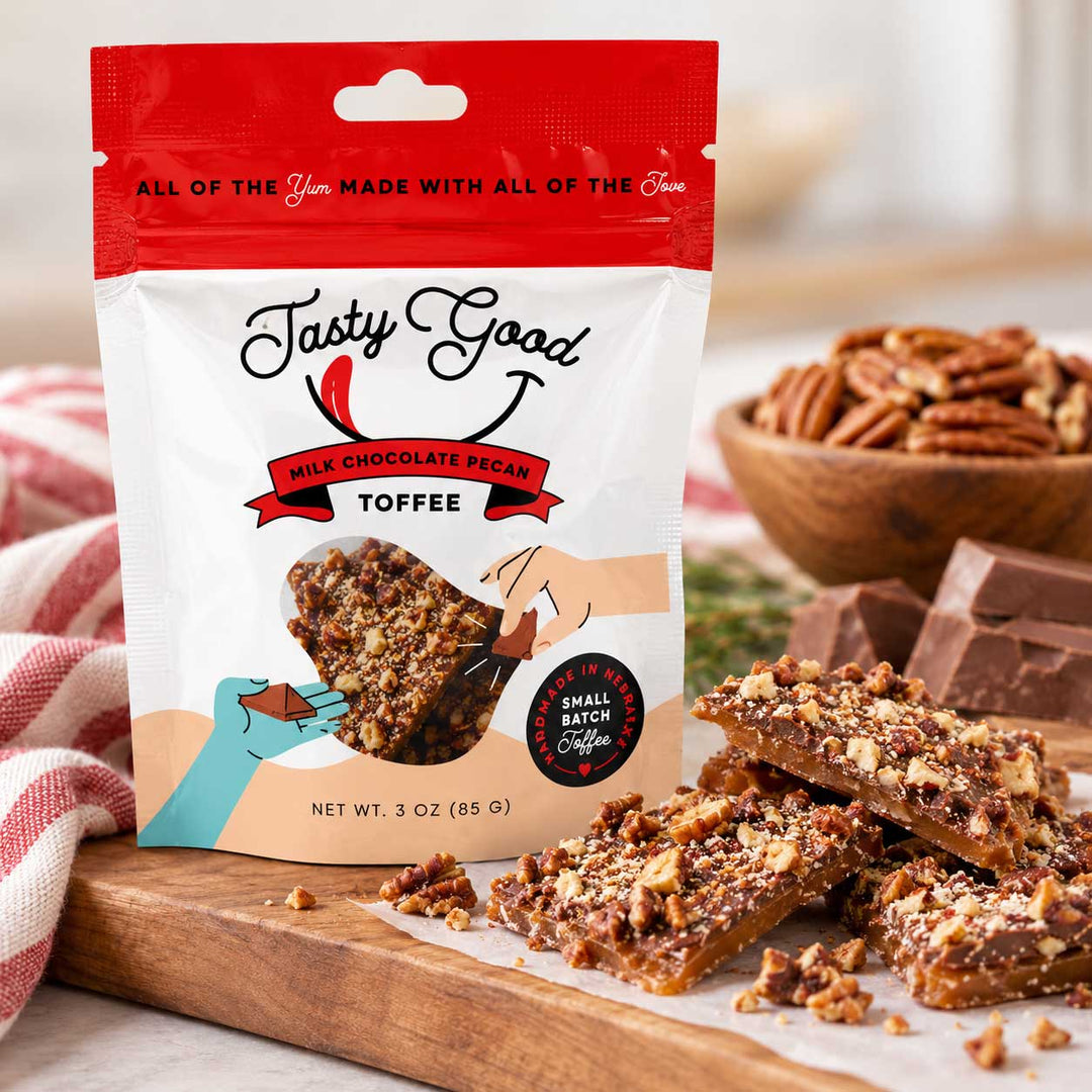 Tasty Good Milk Chocolate Pecan Toffee