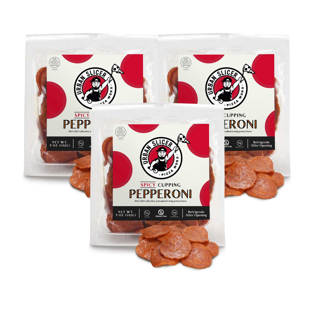Spicy Cupping Pepperoni | 5 oz. | Gluten Free | Urban Slicer Pizza Worx