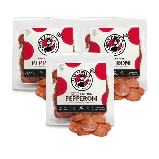 Spicy Cupping Pepperoni | 5 oz. | Gluten Free | Urban Slicer Pizza Worx