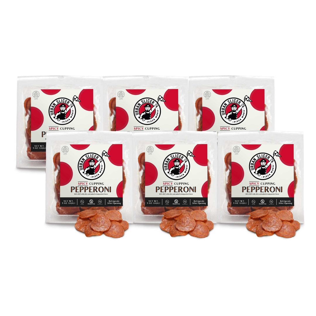 Spicy Cupping Pepperoni | 5 oz. | Gluten Free | Urban Slicer Pizza Worx