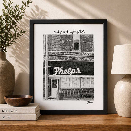 Phelps photo in decor setting