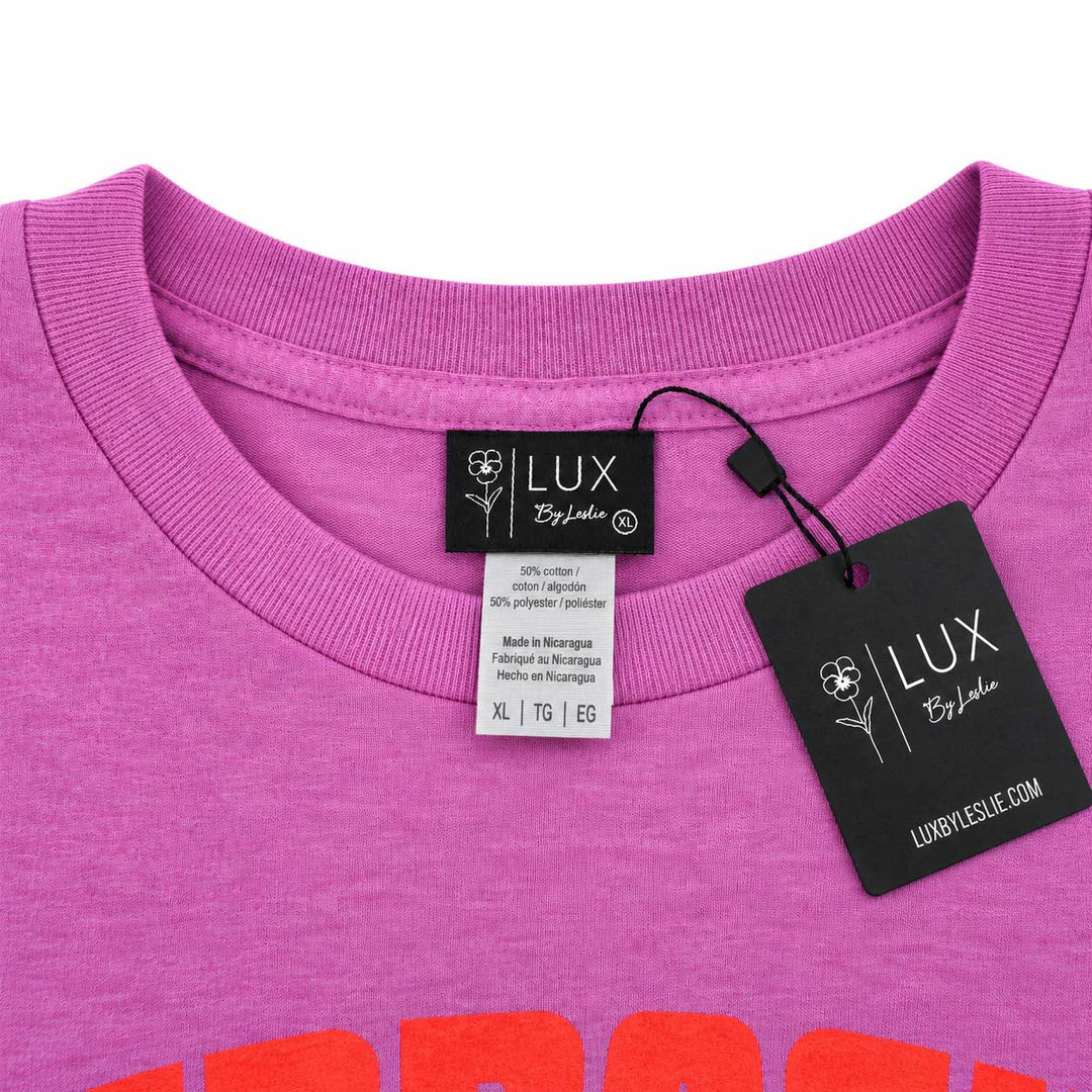 Purple Nebraska Tee | Multiple Sizes | Lux By Leslie