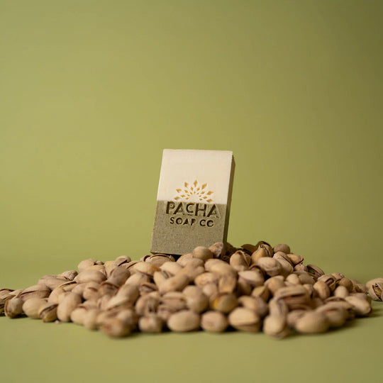 Pistachio & Almond Milk Soap | 4 oz | Pacha Soap Company
