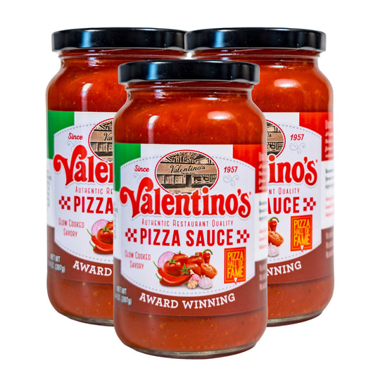 Authentic Pizza Sauce | Pack of 3 | 14 oz | Valentino's