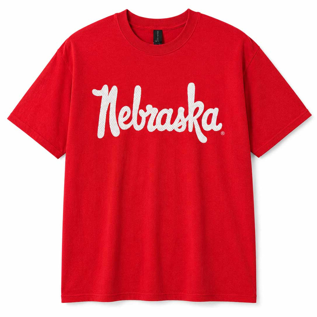 Nebraska Polka Dot Red Shirt