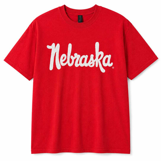 Nebraska Polka Dot Red Shirt