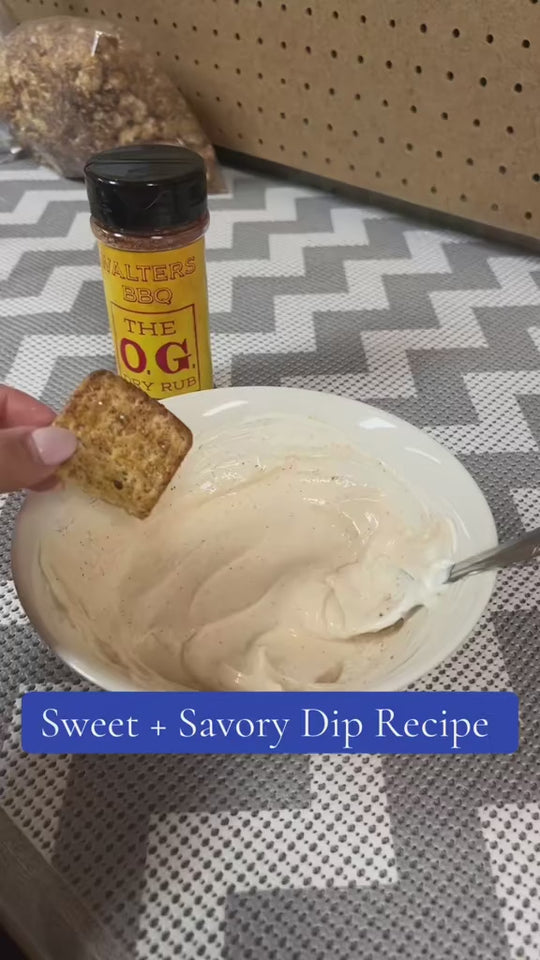 Walters BBQ The O.G. Dry Rub | Pack of 3 | 8 oz | Walters BBQ Rub