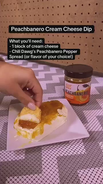 Peachbanero Pepper Spread | 9 oz | Gluten Free | Chili Dawg's Foods of Fire