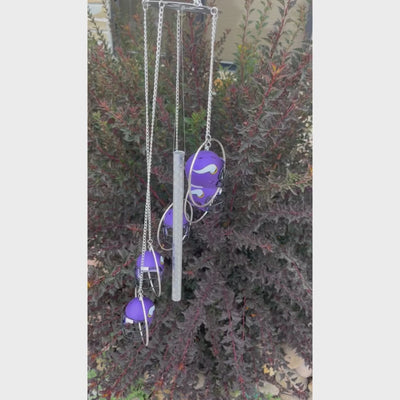 Minnesota Vikings Wind Chime | Good Quality and Handmade Wind Chime | Football Lovers | Perfect Gift for Minnesota Vikings Fans | Yard Decor | Shipping Included