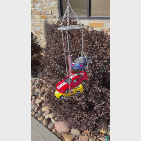 2005 Mustang GT Wind Chime Chiming Outside In The Wind 