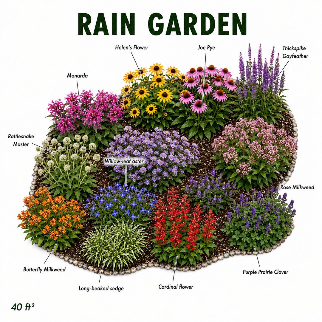 Prairie Legacy Rain Garden