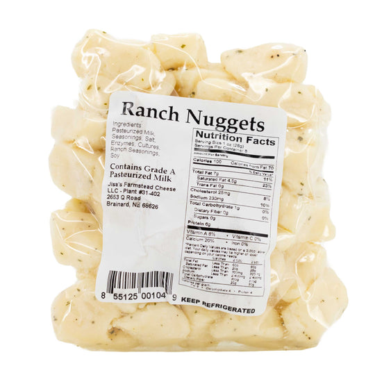 Cheese Nugget 6 Piece Sampler | Buffalo Wing, Dill, Ranch, Garlic, NY Cheddar, CA Garlic Pepper | Jisa's Farmstead Cheese