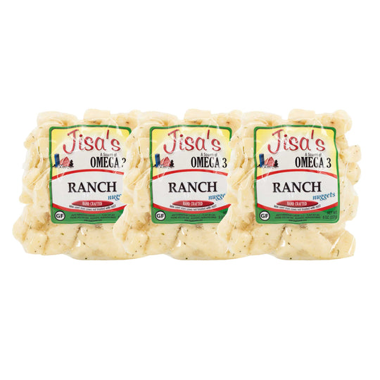Ranch Cheese Nuggets | Pack of 3 | 8 oz | Jisa's Farmstead Cheese