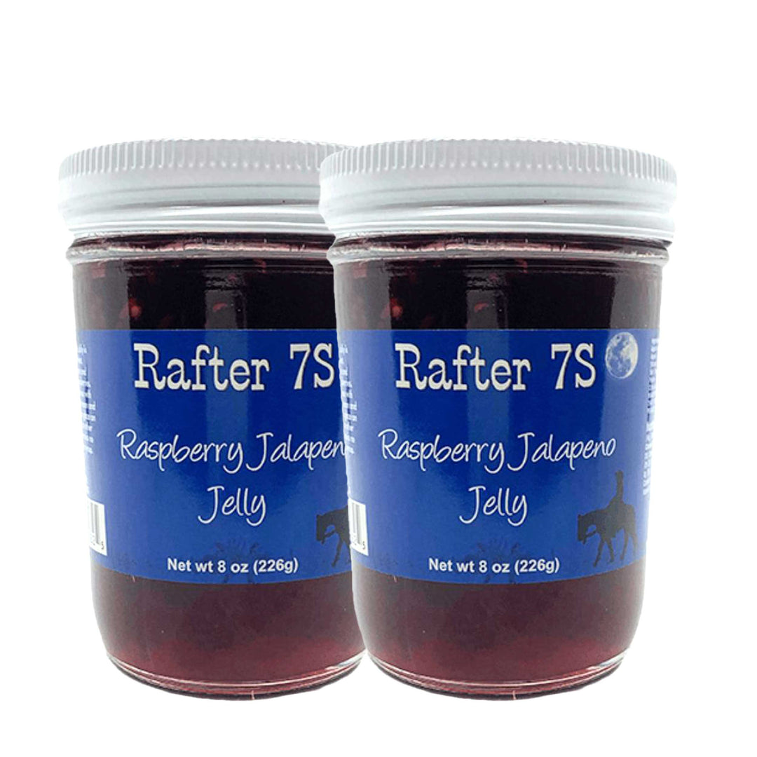 Raspberry Jalapeno Jelly | Pack of 2 | 8 oz | Rafter 7S
