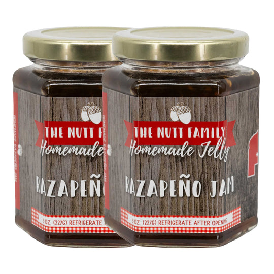 Razapeño Jam | Pack of 2 | 8 oz | Nutt Family Jams & Jellies
