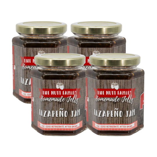 Razapeño Jam | Pack of 4 | 8 oz | Nutt Family Jams & Jellies