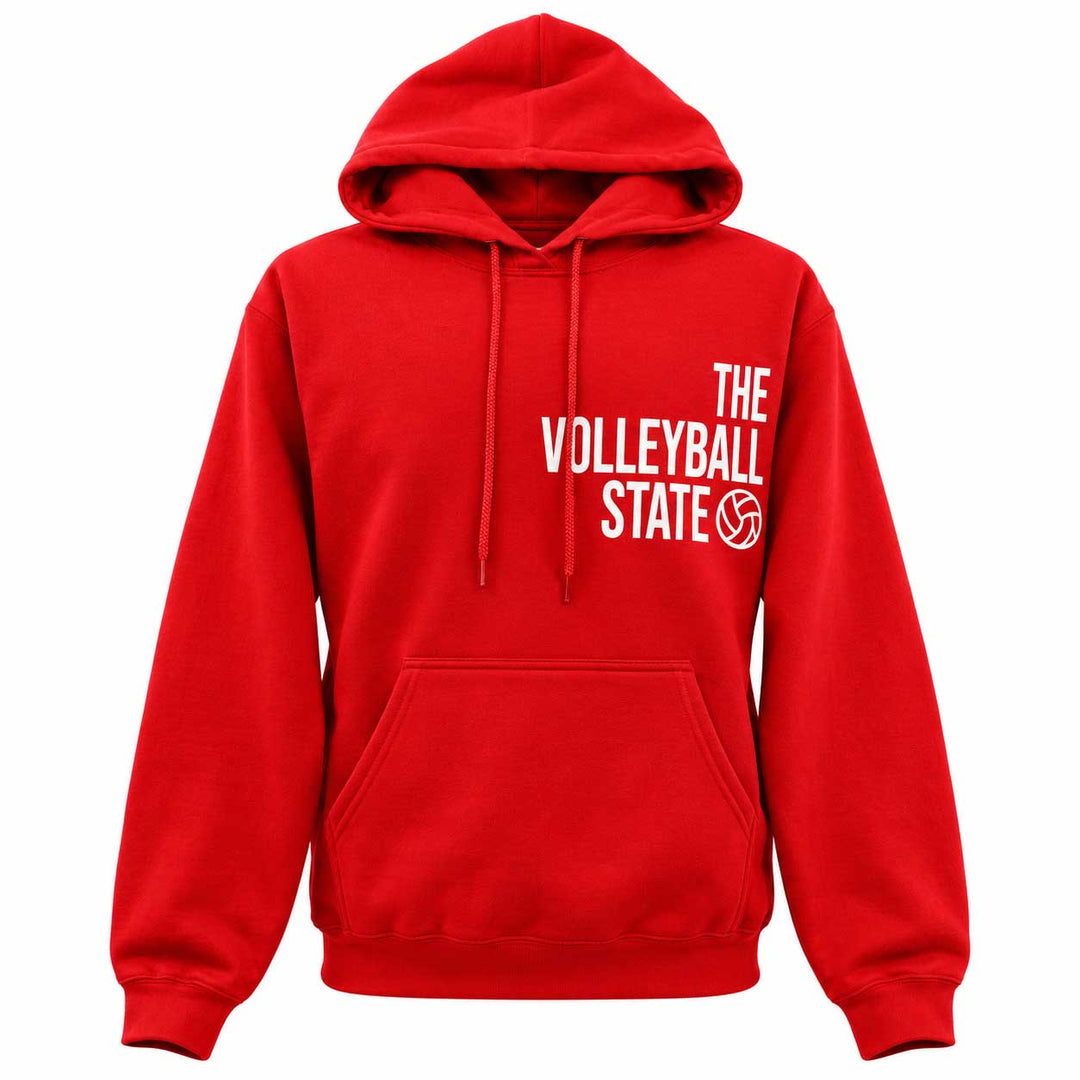 The Volleyball State Red Hoodie
