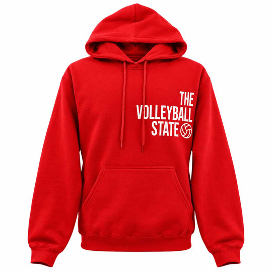 The Volleyball State Red Hoodie