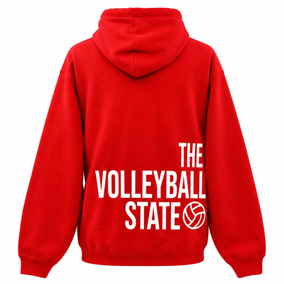 The Volleyball State Red Hoodie