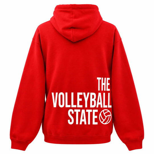 The Volleyball State Red Hoodie