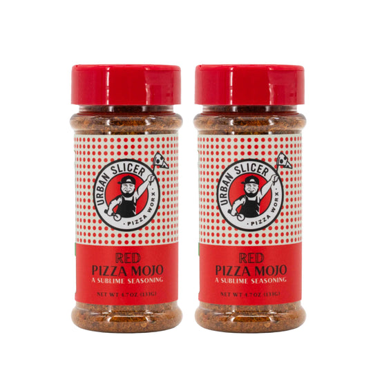 Red Pizza Mojo Pizza Seasoning | Pack of 2 | 4.7 oz | Urban Slicer Pizza Worx