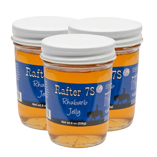 Rhubarb Jelly | Pack of 3 | 8 oz | Rafter 7S