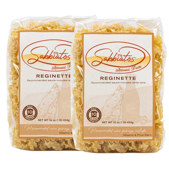Reginette Pasta | 16 oz | Pack of 2 | Sabbiatos