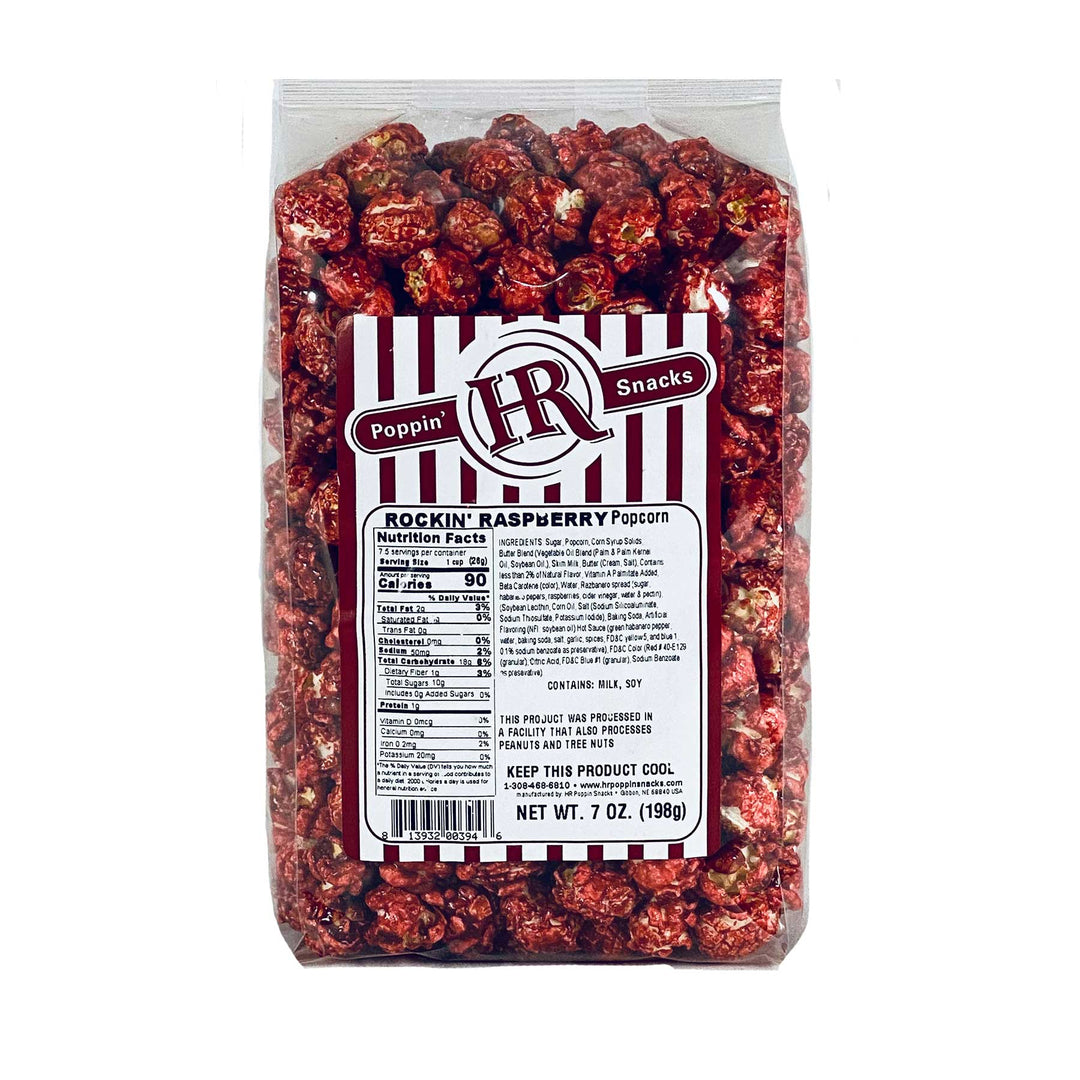 Rockin' Raspberry Popcorn | Pack of 3 | Burst Of Raspberry Flavor With Mild Habanero And Spice Kick | Perfect Sweet and Spicy Combo | Fun and Popular Snack Food | Made Fresh | Made in Small Batches