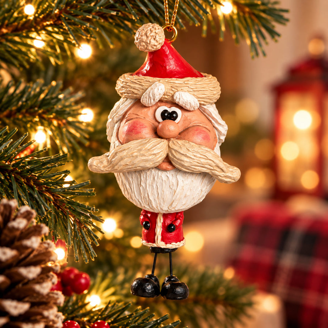 Rough Bear Santa Clause Ornament