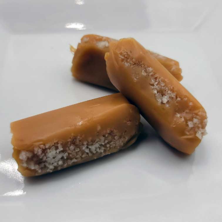 Grey Sea Salt Caramels | Pack of 3 | 12 Caramels | Boxicanyon Caramels