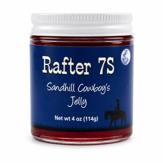 Sandhill Cowboy's Jelly | Wild Plum and Chokecherry Jelly | 4 oz |  Rafter 7S