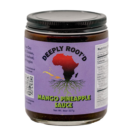 Mango Pineapple Sauce | 8 oz | Especially Good With Poultry & Seafood | Made in Lincoln, NE | Deeply Root'd