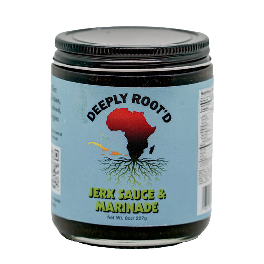 Jerk Sauce & Marinade | Bold, Smoky Taste | Authentic Caribbean | Made in Lincoln, NE | Deeply Root'd