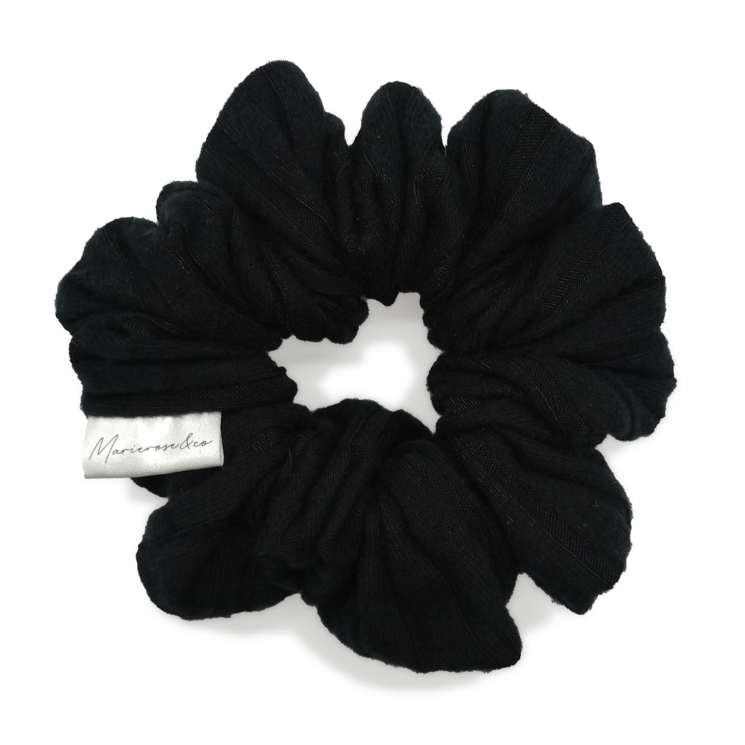 Small Black Scrunchie