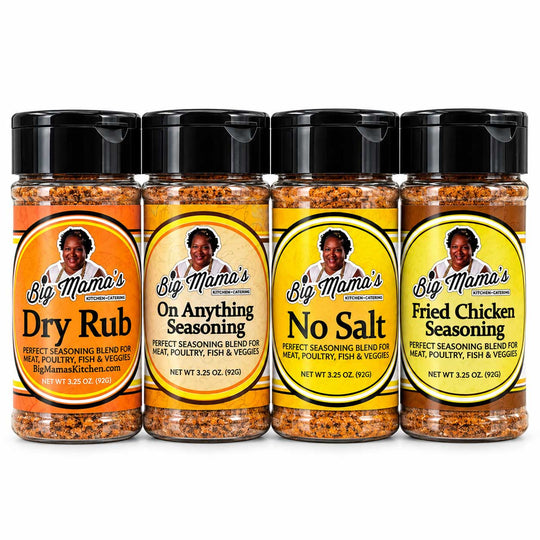 Big Mama's Seasoning Set | 4 Pack Collection | Big Mama's Kitchen & Catering