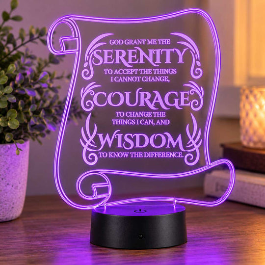 Serenity Inspirational Plaque