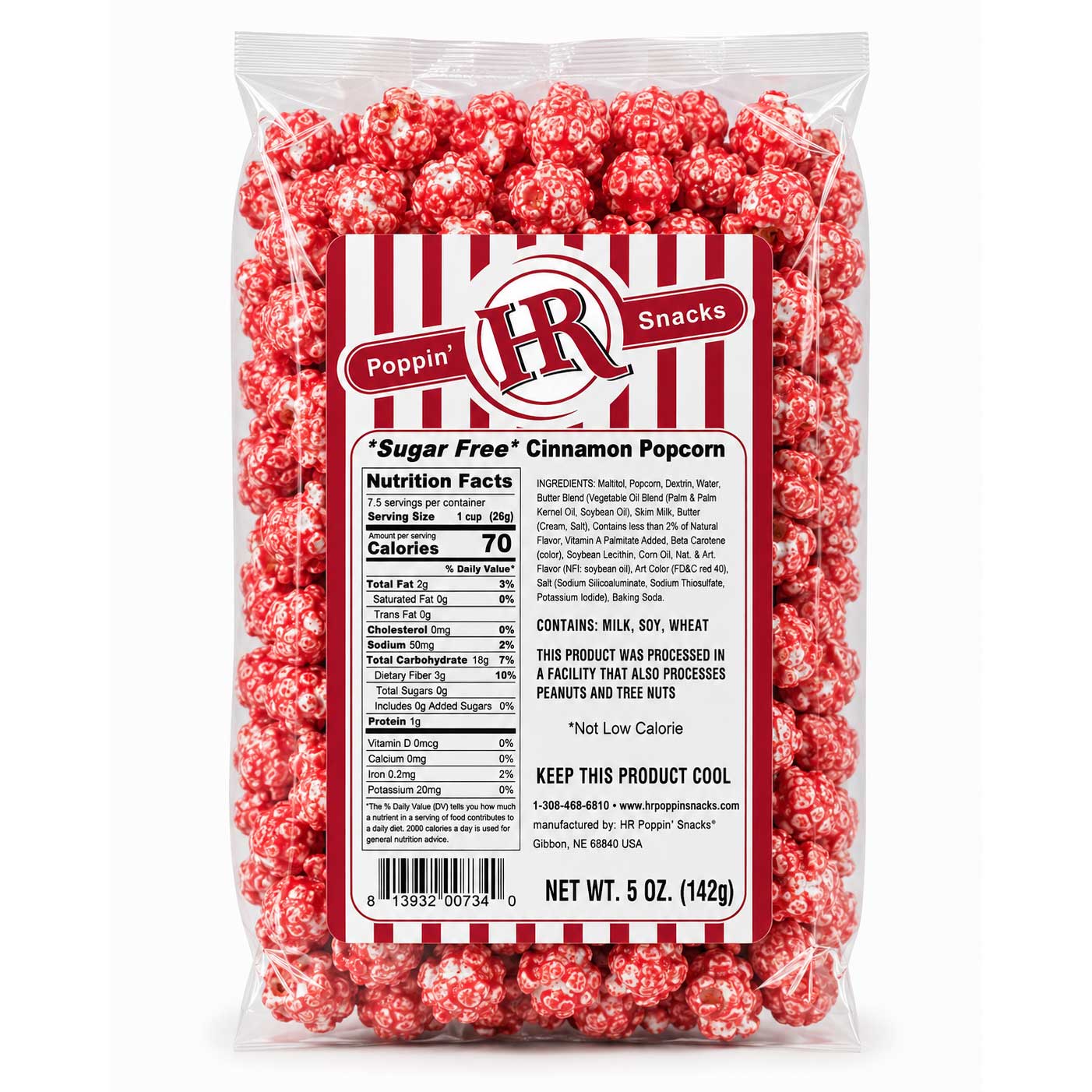 Sugar Free Cinnamon Popcorn