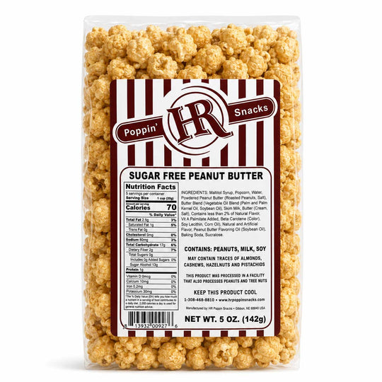Sugar Free Peanut Butter Popcorn